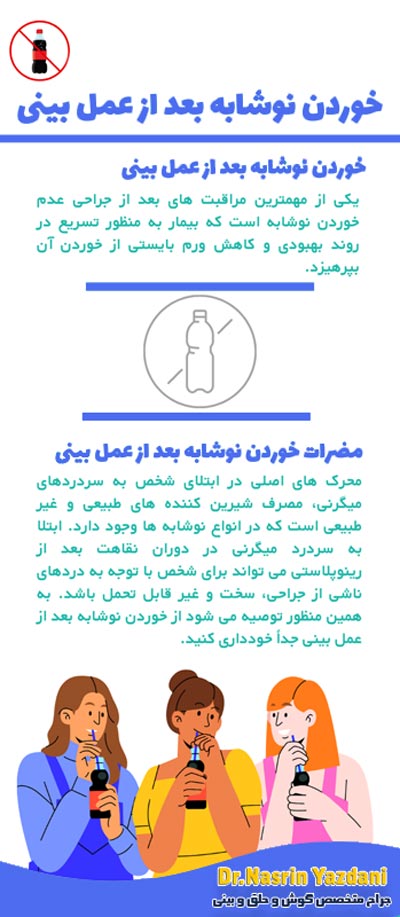 مراقبت های بعد از جراحی بینی - دکتر یزدانی